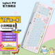 羅技（Logitech） K580鍵盤 無線鍵盤套裝 藍(lán)牙鍵盤 安靜辦公鍵盤 臺式筆記本電腦平板女生生日 K580小劉鴨聯(lián)名款-粉櫻花