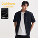 卡賓（CABBEEN）【壓膠拉鏈口袋】男裝 高級(jí)戶外感結(jié)構(gòu)襯衫外套兩穿短袖25夏 煤黑色01 L /175/50