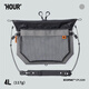BK TARPMENT｜HOUR SACOCHE 露營(yíng)騎行徒步 輕量化 飛鳥(niǎo)挎包 X-Pac 迷霧灰-ECOPAK面料