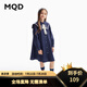 馬騎頓（MQD）MQD童裝女童長(zhǎng)袖連衣裙2024秋季兒童學(xué)院風(fēng)甜美翻領(lǐng)襯衫裙子 藏青 150