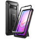 supcase 三星S20 ultra手機殼帶支架防摔s20fe保護套s20+全包硬殼 s10+ 裂漆黑 30米防摔