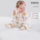 歐孕（OUYUN）新生嬰兒衣服寶寶連體衣長(cháng)袖秋裝純棉睡衣哈衣秋季套裝冬季 梨果繽紛-空氣層薄夾棉 66碼