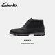 Clarks其樂楓徒系列男鞋經(jīng)典防水高幫休閑戶外耐磨登山靴 黑色 261759007 41.5