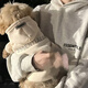 狗狗衣服秋冬季2025新款小型犬約克夏泰迪比熊潮牌連帽衛(wèi)衣保暖厚 杏色衛(wèi)衣薄款 S【胸34背24建議2-4斤】