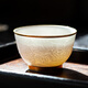 景德鎮(zhèn)官方陶瓷描金雕刻主人杯白瓷茶杯薄胎手工單杯高級可送禮喝茶品茗 描金雕刻八方聚財主人杯