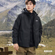安德瑪（Under Armour）沖鋒衣男25冬季新款時(shí)尚運(yùn)動(dòng)服跑步舒適透氣保暖三合一夾克外套男 1371585-002/三合一夾克/主圖款 XL