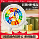 貓太子鐘表鐘面模型兩針三針聯(lián)動(dòng)兒童數學(xué)教具一二三年級小學(xué)生認識時(shí)間鬧鐘鐘點(diǎn)學(xué)習器學(xué)習用品 白