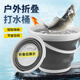 臻佑（Grsaed）折疊桶水桶家用洗車(chē)桶車(chē)載戶(hù)外釣魚(yú)桶便攜打水桶取水桶灰色 10L