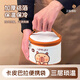 沃德百惠（WORTHBUY）保溫袋飯盒包飯盒袋手提袋子加厚鋁箔學(xué)生上班族便當(dāng)盒帶飯裝餐包 【裝飯碗/小飯盒】圓筒-迷你