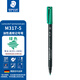 施德樓（STAEDTLER）油性記號筆 綠色1.0mm防水速干勾線(xiàn)馬克筆兒童美術(shù)光盤(pán)刻字辦公用品單支裝M317-5