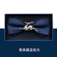 梓嘉福Y 伴郎領(lǐng)結男士結婚伴郎正裝手工鉆領(lǐng)結雙層平頭素色色酒紅色學(xué)生 麋鹿《藏藍啞光》