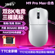 凌豹M9Pro全能高階無(wú)線(xiàn)藍牙三模鼠標輕量化 原相PAW3395 雙8K回報率低延遲 換電鼠標 游戲電競辦公 M9ProMAX白【PAW3395+雙8K】雙電池