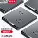 國際電工86型暗裝家用墻壁開關(guān)插座亞克力插座單雙控時(shí)尚大面板開關(guān)灰色 錯(cuò)位五孔