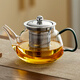 鑫尚銘（xinshangming）玻璃茶壺不銹鋼內(nèi)膽煮茶壺大容量泡茶壺茶水分離玻璃壺 【不銹鋼內(nèi)膽】尚茗壺700ml
