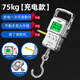 千確高精度手提式電子秤小型精準快遞買(mǎi)菜小秤便攜式家用鉤商用吊勾彈簧隨身學(xué)生行李稱(chēng)手提嬰兒體重秤 【綠屏】充電款-帶卷尺送充電線(xiàn)75kg10g