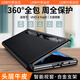 樂比億vivo x fold3手機殼折疊屏vivoxfold3pro新款xfold3磁吸翻蓋鏡頭全包防摔wt真皮支架高檔男女保護 【酷雅黑】頭層牛皮*翻蓋支架 X Fold3