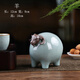 康樂品 哥窯茶寵擺件 開片可養(yǎng)十二生肖手工茶玩迷你可愛茶臺創(chuàng)意擺件 哥窯十二生肖茶寵-羊