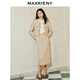 MAXRIENY【商場(chǎng)同款-都市華麗日?！啃∠泔L(fēng)馬賽克釘珠半裙 燕麥色 M 02/36