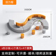 辦公室創(chuàng  )意休息區休閑沙發(fā)大廳接待洽談會(huì )客異形弧形沙發(fā)茶幾組合 組合四