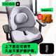 CICIDO夕多汽車(chē)腰靠開(kāi)車(chē)護腰靠墊座椅靠枕辦公室四向可調節人體工學(xué)護腰套裝 【人體工學(xué)】 90°四向調節+坐墊-灰色