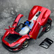 比美高 1:18 法拉利Laferrari 拉法 車(chē)模合金汽車(chē)模型跑車(chē)模型 收藏送禮 法拉利SP3 金屬紅 精細禮盒版