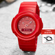 卡西歐（CASIO）手表 G-SHOCK雙顯復古圓盤(pán) 多功能戶(hù)外運動(dòng)學(xué)生電子表男表 AW-500BB-4E本命年蛇年新年紅色 無(wú)規格