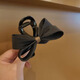 唐芙妮美拉德氣質(zhì)鯊魚(yú)夾布藝蝴蝶結后腦勺盤(pán)發(fā)半扎發(fā)抓夾發(fā)夾質(zhì)感發(fā)飾女 黑色蝴蝶結抓夾
