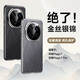 利際榮耀magic7pro手機殼新款秒變金絲銀錦榮耀magic7精孔鏡頭全包超薄防摔素皮保護套高端商務(wù)高級感 榮耀magic7pro【金絲銀錦-灰】