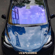 威斯帕汽車太陽隔熱膜幽靈玫瑰前擋車窗玻璃龍膜特斯拉model3y理想l6789問界M蔚來ET5T隱私炫彩光學(xué)貼膜 幽靈魅藍(lán)含安裝 前擋