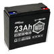 超威單個超威12V20AH電瓶6-DZM-20/6-DZF-20助力逆變蓄電池照明音響 48v23/24ah隨機(jī)以舊換新上門安裝