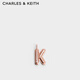 CHARLES&KEITH情人節個(gè)性字母吊墜掛墜生日禮物送女友CK5-72120241-A K 1個(gè)