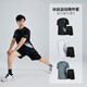 鉑吶苓【清倉價(jià)】原價(jià)69現貨秒發(fā)運動(dòng)服套裝男冰絲跑步速干衣短袖短褲 【黑灰色】跑步T恤套裝 XXL150-170