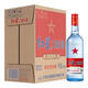 紅星二鍋頭藍瓶綿柔8陳釀 清香型白酒 53度 500ml*12瓶 整箱裝 口糧酒 53度 750mL 6瓶 藍瓶系列   整箱裝