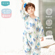 ibaby/英倫寶貝【四層主推】恒溫嬰兒睡袋兒童睡袋春夏季紗布分腿睡袋 叢林王者四層紗布(24_28℃） 【100碼】推薦身高90-100cm