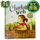 夏洛特的網(wǎng) 彩色版 英文原版 Charlotte's Web 夏洛的網(wǎng) 動(dòng)物小說 紐伯瑞兒童文學(xué)獎(jiǎng) White, E. B. 藍(lán)思閱讀指數(shù)680L
