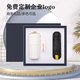 格維立禮品送員工客戶(hù)實(shí)用伴手禮商務(wù)禮品定制logo咖啡杯禮盒 白咖啡杯+傘
