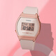 卡西歐（CASIO）手表女時(shí)尚潮流休閑防水女士?jì)和⑹直鞮W-204-1A 1B 4A 電子表 LW-204-4A