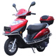 闊路全新宇鉆踏板車(chē)國四電噴125CC燃油車(chē)成人兩輪雨鉆摩托車(chē)外賣(mài)車(chē) 紅色 國四款電噴（可上牌）