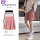 婧麒孕婦短褲外穿西裝褲闊腿五分大碼打底褲夏季薄款夏裝 粉色-冰絲款【輕薄涼爽】 XXL