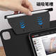 競閃蘋果iPad妙控鍵盤配件apple pencil磁吸筆槽Pro11二代收納盒固定防丟air5平板10兼容筆袋筆盒 典雅黑
