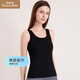 小護士（CHERISH LIFE）背心女新疆棉基礎打底吊帶外穿內衣夏季薄款休閑打底衫JMB004 黑色 M (165)