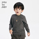 jnby by JNBY江南布衣嬰童套頭羊絨羊毛衫柔軟秋冬男女童嬰兒兒童YO0310430 070/深雜灰 100cm