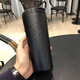 星巴克（Starbucks）新款保溫杯子高級(jí)雙層不銹鋼473檔情侶送禮真空保溫杯車載皮套杯 ' 473ml 627黑色女神 (帶五件套)