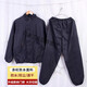防塵防水工作服分體連帽無(wú)塵服靜電衣男女防護服戶(hù)外養殖噴漆打磨 黑色上衣+褲子 XXXL