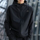 阿迪達斯（adidas）官方網(wǎng)艦店男裝 秋季新款運動服梭織連帽防風(fēng)透氣運動夾克外套 FL6964/黑色/薄款 M