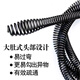 家用手電鉆疏通器彈簧5米管道疏通機過彎大頭軟簧加粗16mm送接頭 3米