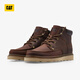 CAT卡特新品男士戶(hù)外休閑工裝靴高幫復古單鞋 棕色 42