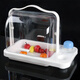 貝凈潔試吃盒試吃盤(pán)超市水果食品面包試吃臺試飲品嘗臺展示盤(pán)保鮮盒 精品試吃盒33*25*19cm
