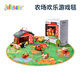jollybaby游戲毯嬰兒爬行墊寶寶布面爬爬墊游戲墊墊子新生兒禮盒動(dòng)物園 【禮盒】農場(chǎng)歡樂(lè )游戲毯