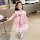 丹鳥(niǎo)王小女孩連衣裙庫洛米公主裙子女寶寶洛麗塔蓬蓬裙兒童生日禮服春秋 庫洛米粉紅色裙子 110碼(建議身高95-105厘米)